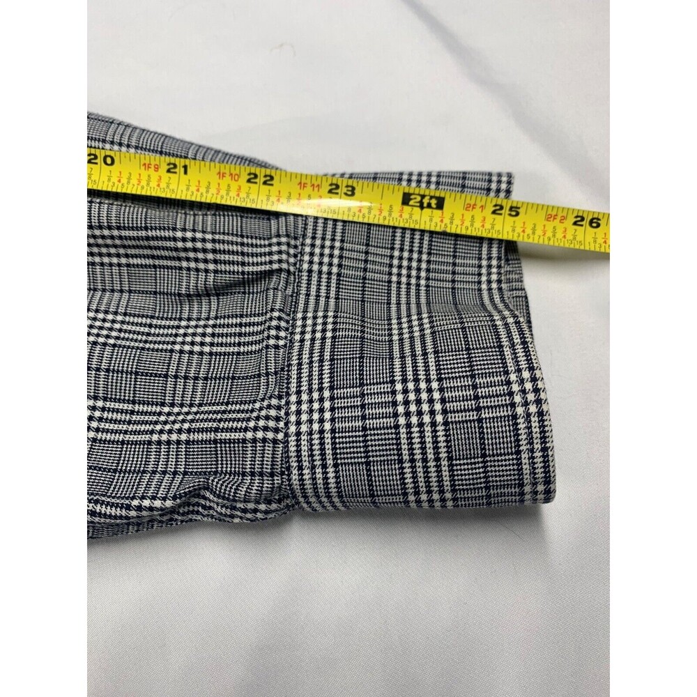 Cutter & Buck Cotton Shirt Mens XL Gray Glen Plaid Button-Up Long Sleeve - Picture 6 of 9